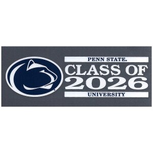 decal Penn State University Class of 2026 with Athletic Logo